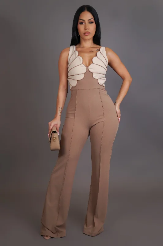 Best Of Me Jumpsuit - Mocha