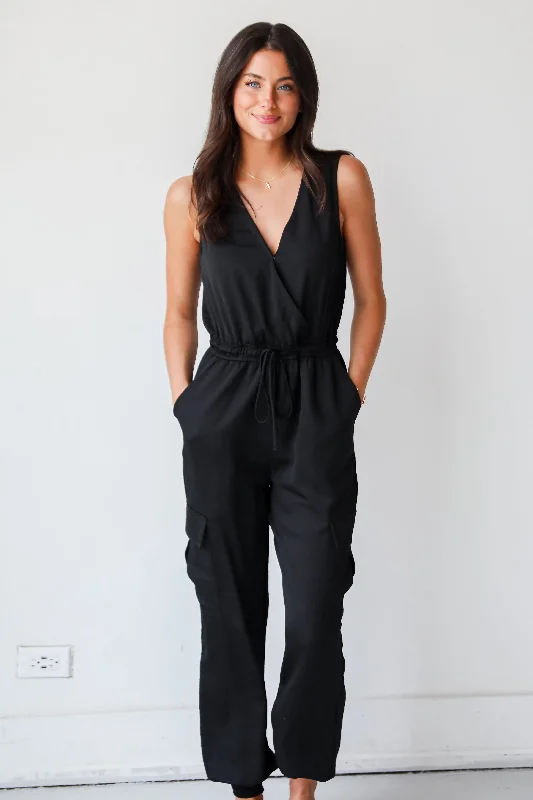 FINAL SALE - Flawless Comfort Black Jumpsuit