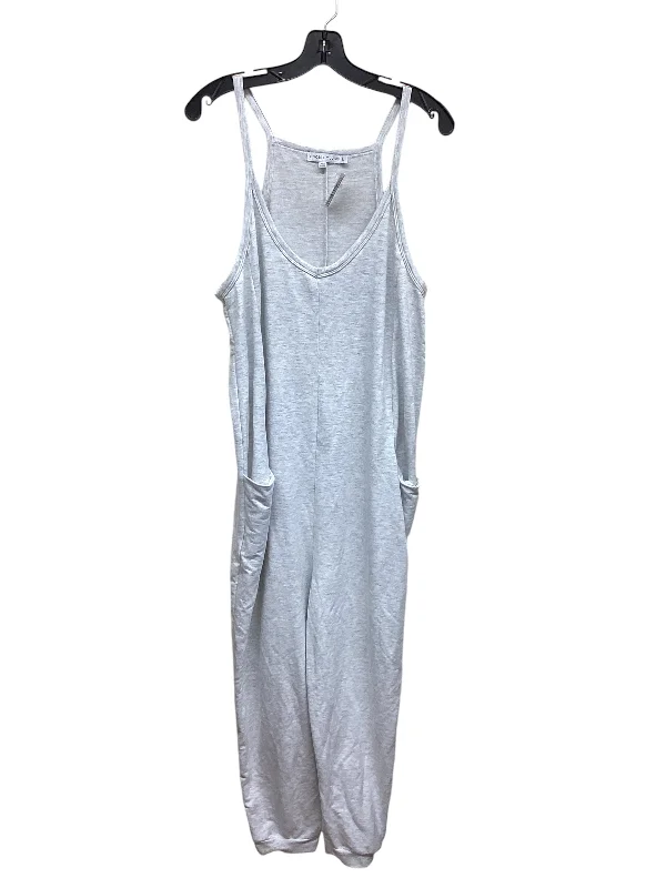 Jumpsuit By Clothes Mentor In Grey, Size: L