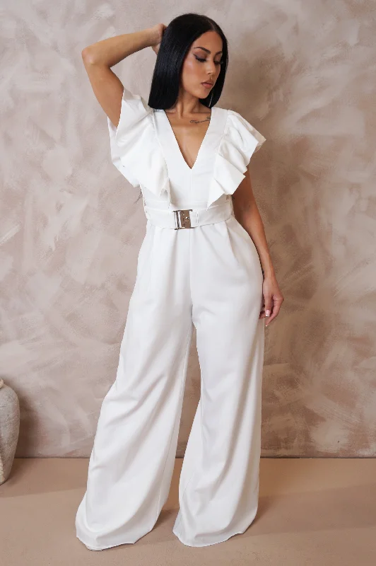 Love Addiction Jumpsuit - White