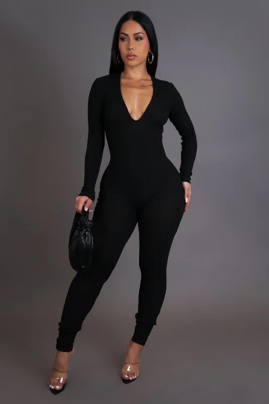 On Command Jumpsuit - Black