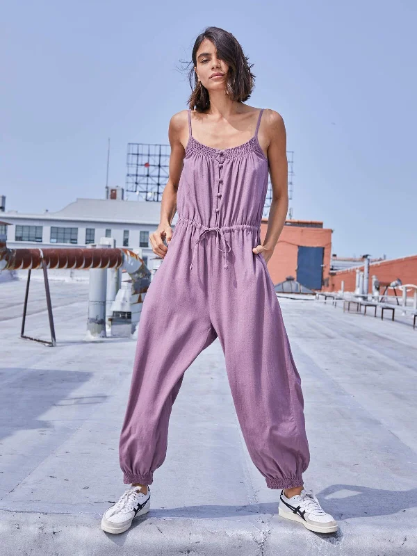 S - Rujuta Sheth $248 100% Raw Silk Sleeveless Summer Jumper Jumpsuit 0915LF