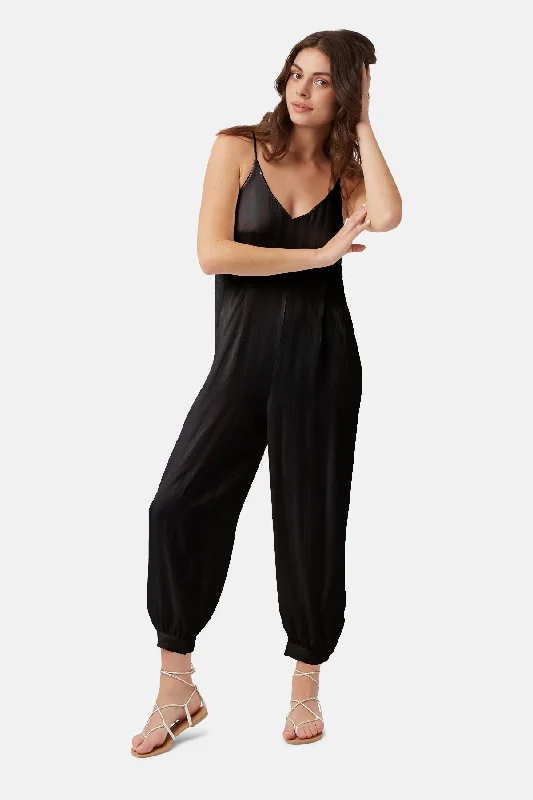 Telling Stories Jumpsuit in Black