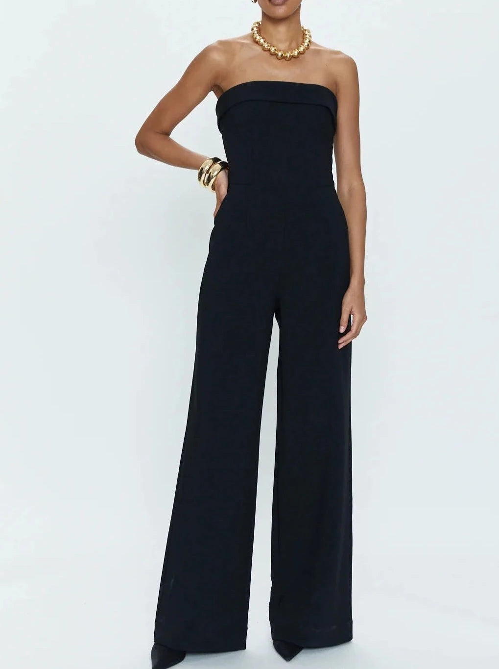 VALENTINA POLISHED JUMPSUIT