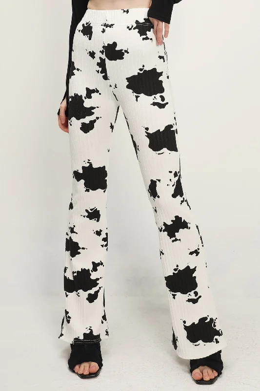 Bailey Printed Bootcut Pants