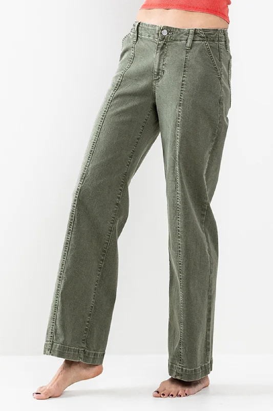 Fitz Mid Rise Trouser Pants