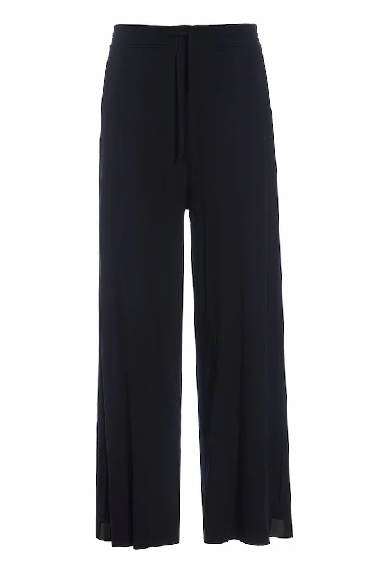 FLARE TROUSERS - 99013 - BLACK