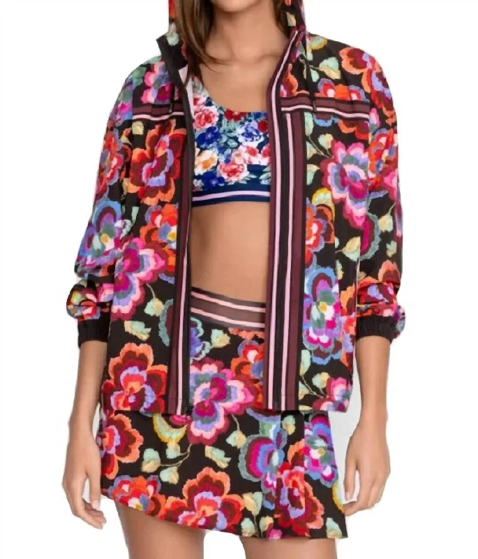 Calanthe Full Zip Jacket In Multi