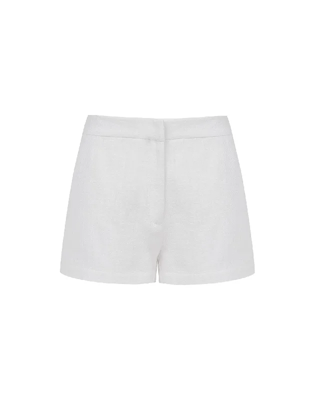 Giu Tailored Shorts - Off White