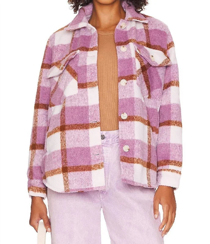 Plaid Shacket In Voyager