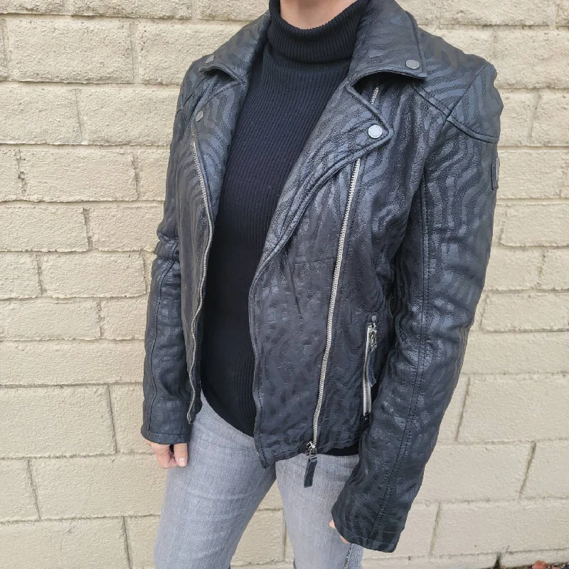 Vicki Moto Jacket In Black