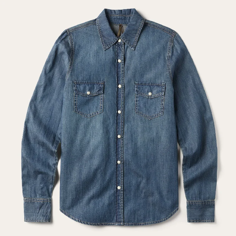 Boyfriend Fit Denim Shirt