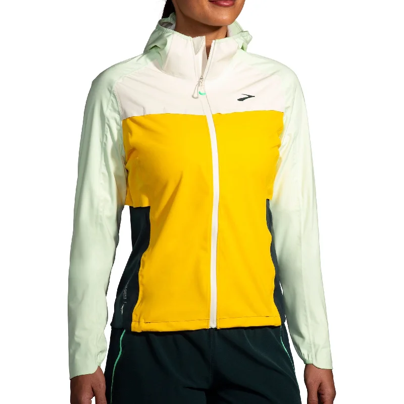 Brooks High Point Waterproof Womens Running Jacket - Yellow