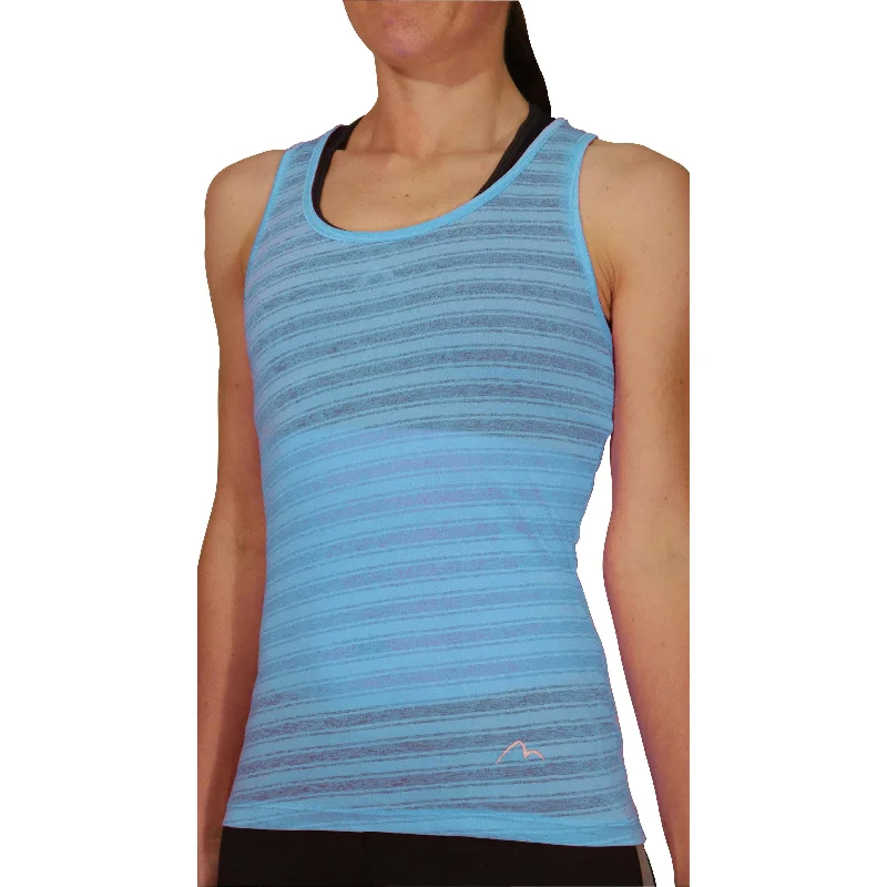 More Mile Breathe Womens Running Vest - Blue