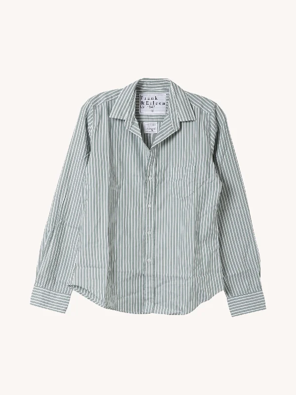 Stripe Barry Shirt in Green