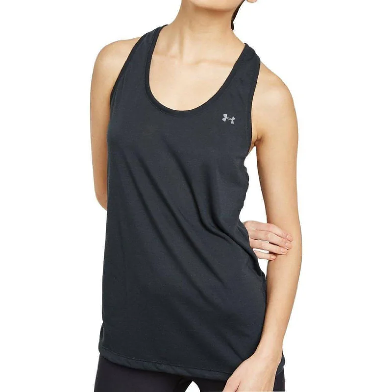 Under Armour Threadborne Womens Training Vest Tank Top - Black