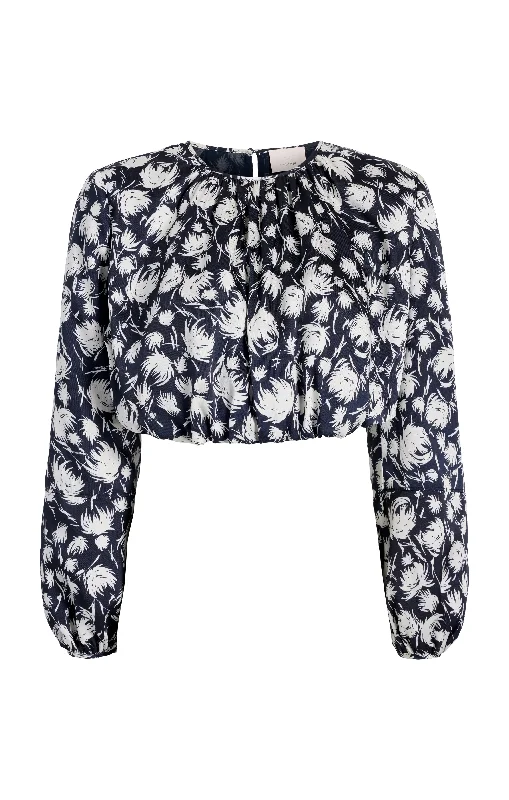 Graphic Floral Kamala Top